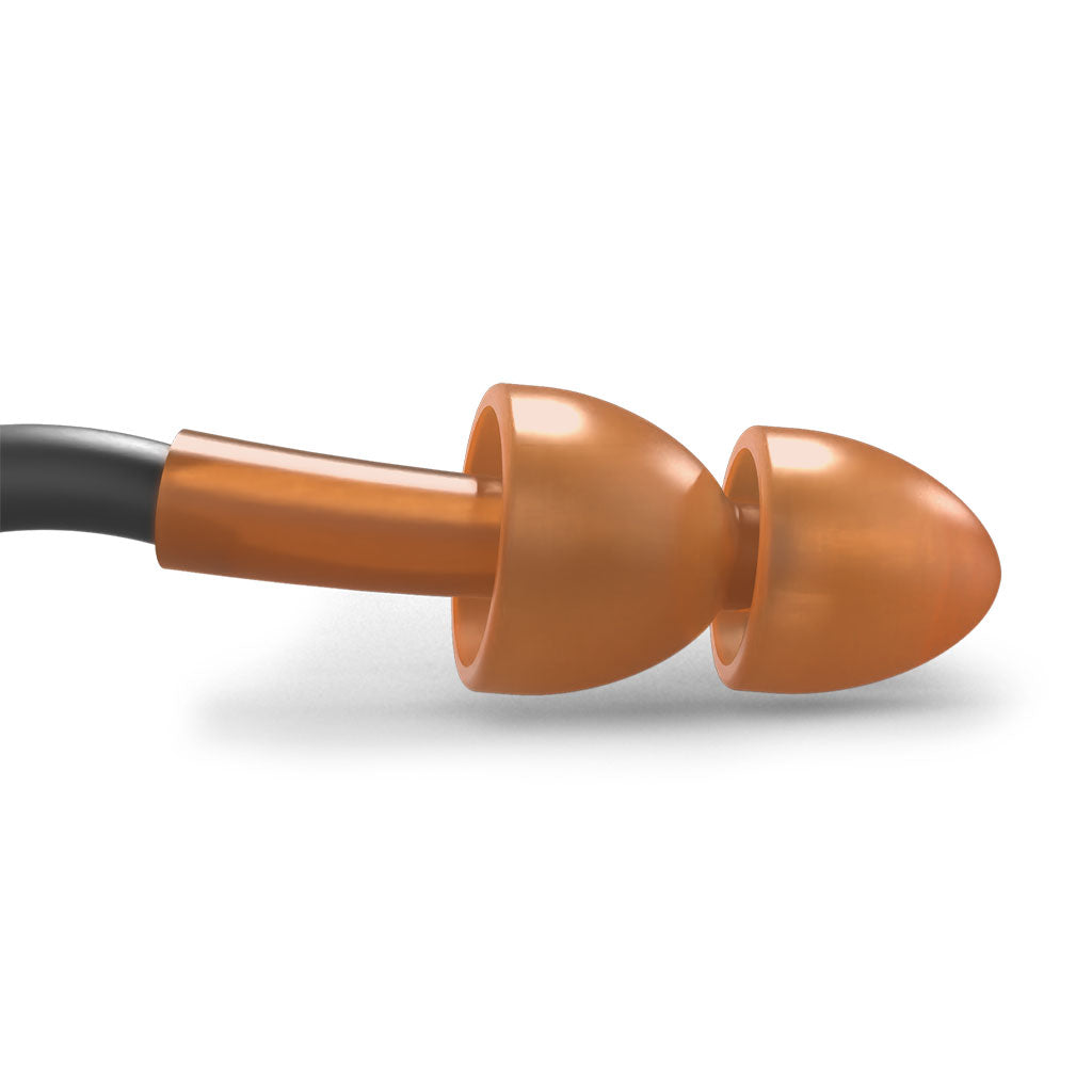 simpleFit® reusable guided earplugs close up of earplug