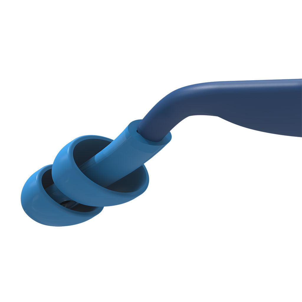 simpleFit® detectable reusable guided earplugs bottom view of earplug