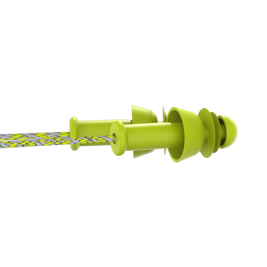x3Fit reusable earplugs // corded sideview image