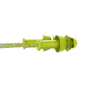 x3Fit reusable earplugs // corded sideview image