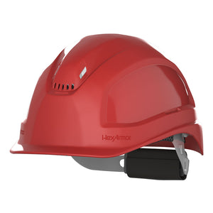 Ceros® XP250 vented, short brim hard hat