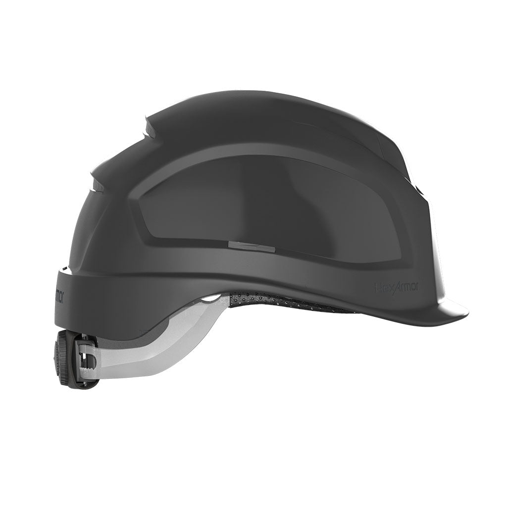 Ceros XP250E class e safety helmet as shown from the side.