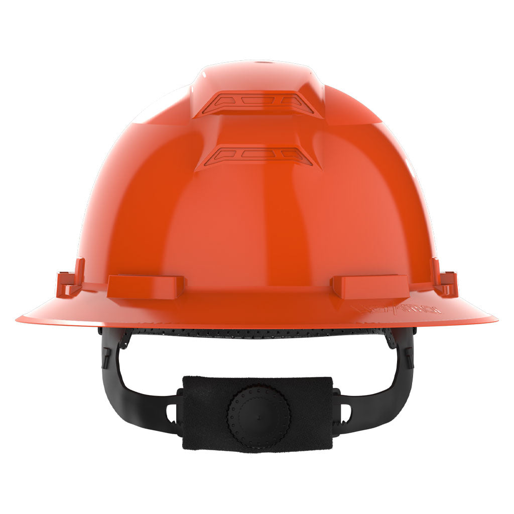 Ceros XP300E hi-vis orange rearview image