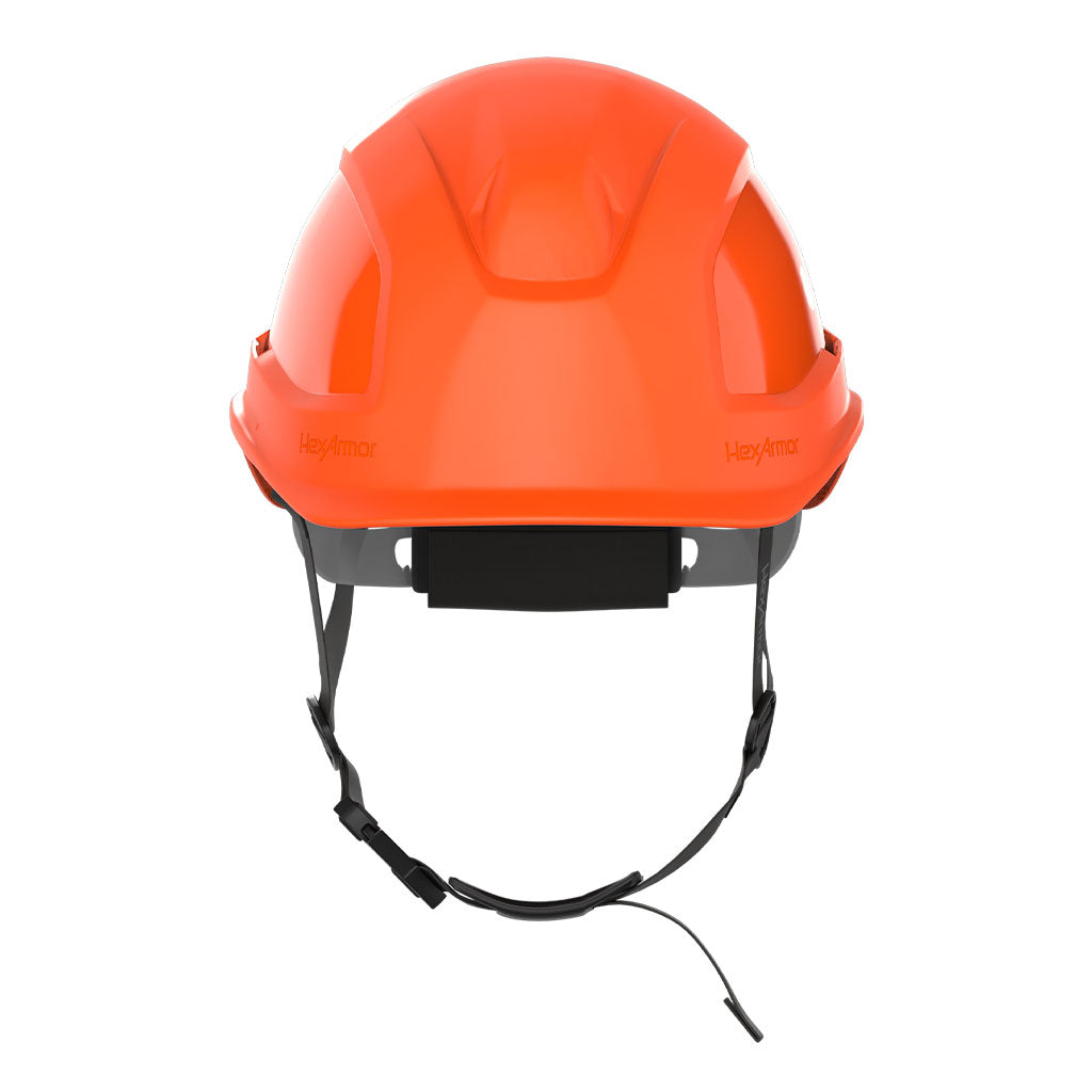 Ceros XP450AE hi-vis orange rearview image