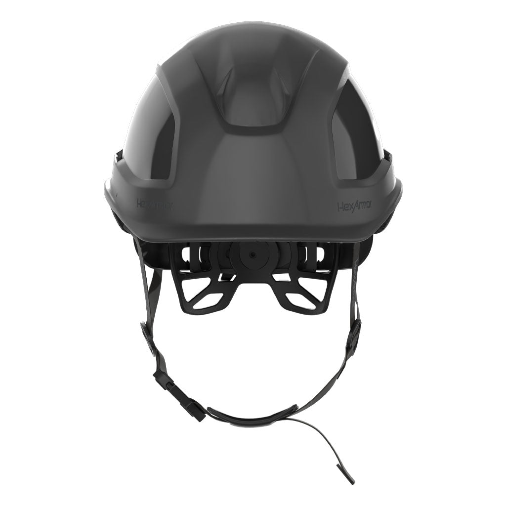Ceros XP450AE with Mips black class E safety helmet as shown from the side.