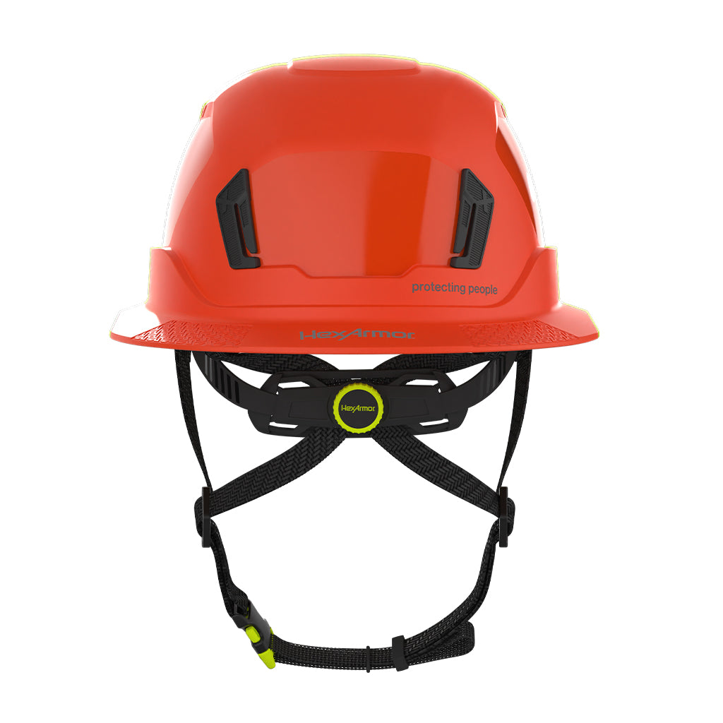 Ceros XT400 with Mips safety system in orange rear view image