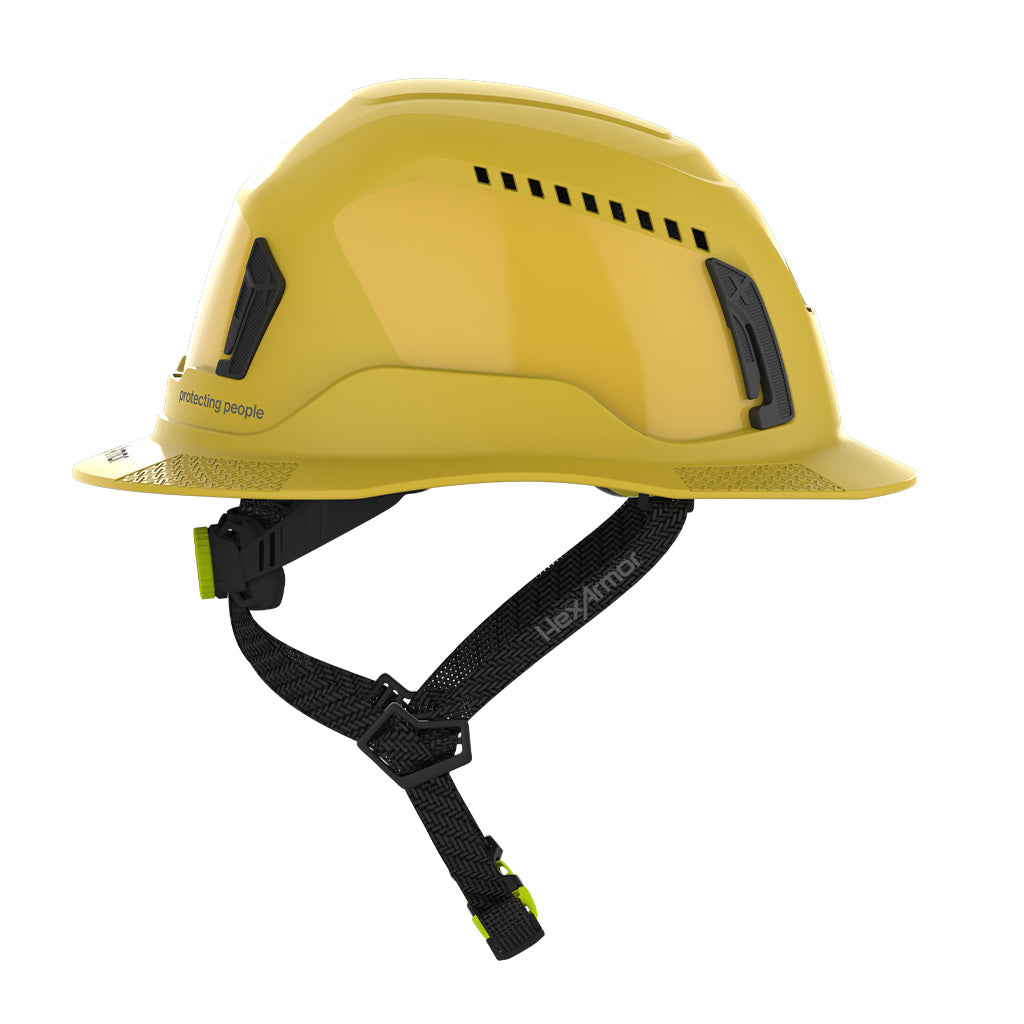 Ceros XT400 with Mips safety system in yellow front view image
