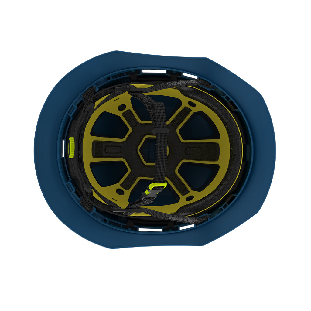 Ceros XT400 with Mips safety system in blue suspension image