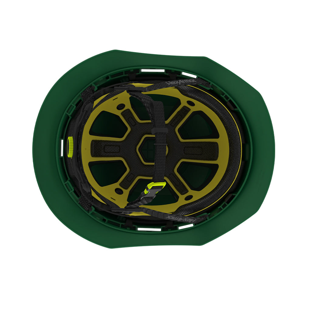 Ceros XT400 with Mips safety system in green suspension image