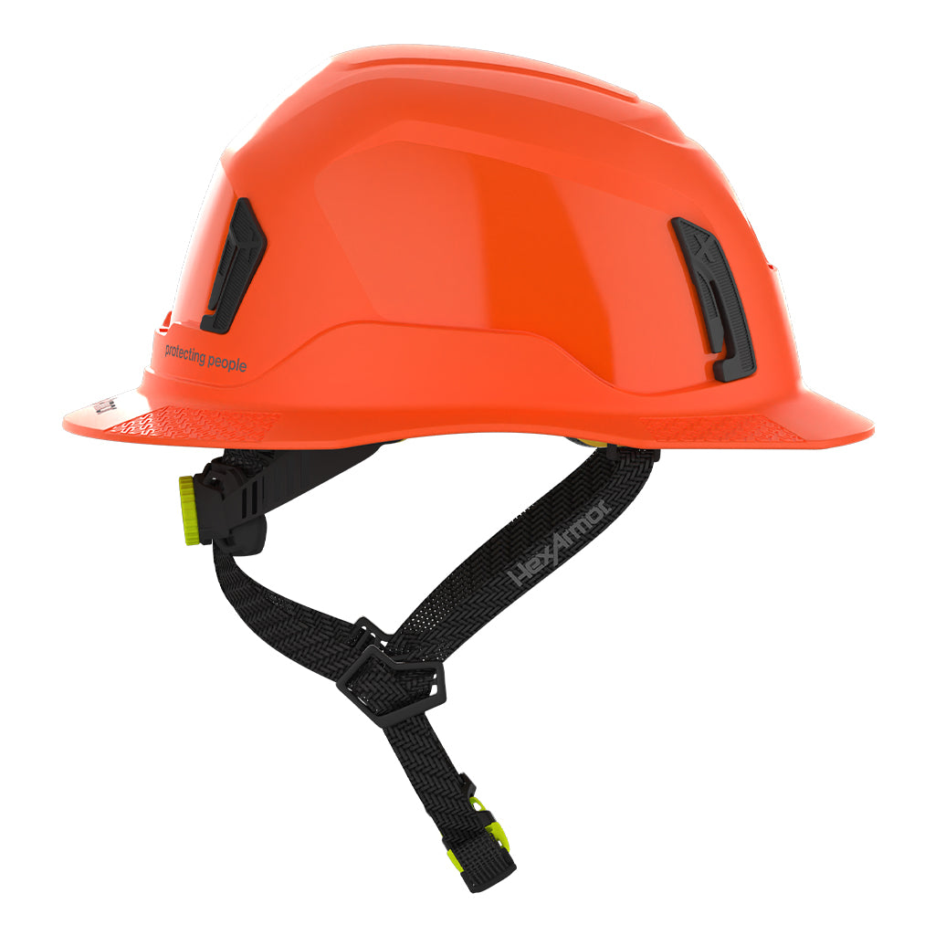 Ceros XT400E hi-vis orange sideview image