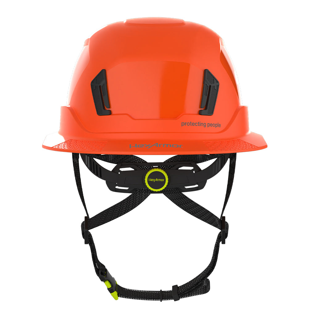 Ceros XT400E with Mips safety system in hi-vis orange rear view image