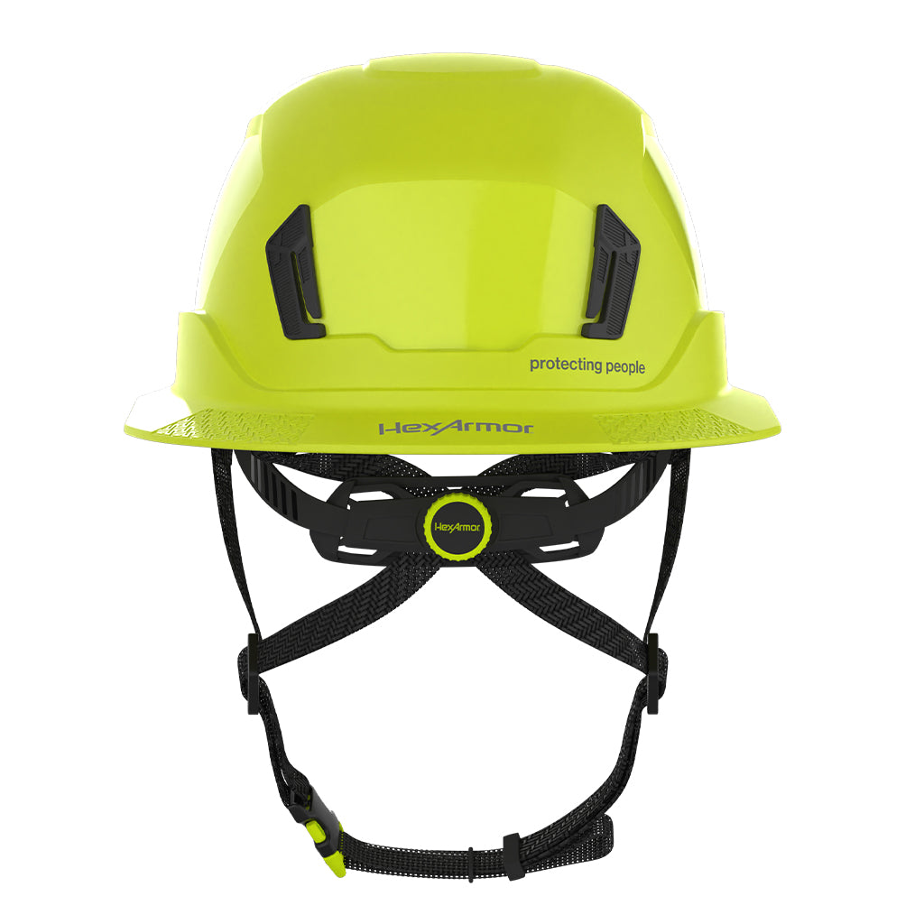 Ceros XT400E with Mips safety system in hi-vis yellow rear view image