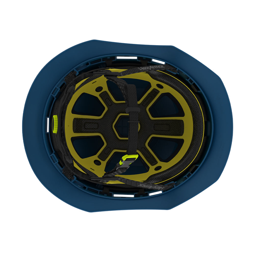 Ceros XT400E with Mips safety system in blue suspension image