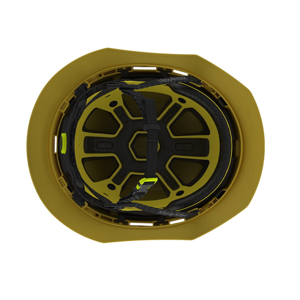 Ceros XT400E with Mips safety system in yellow suspension image