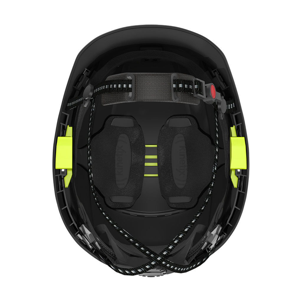 Ceros XA250 safety helmet showcasing the Kinetix suspension system on the underside of the helmet.