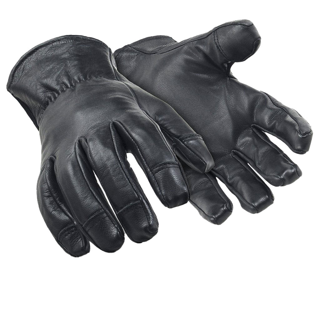 Hexarmor pointguard ultra 4046 black goatskin leather needle-resistant gloves with a slipfit cuff